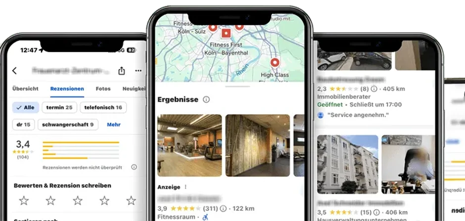 Google Bewertungsmanagement Vorschau
